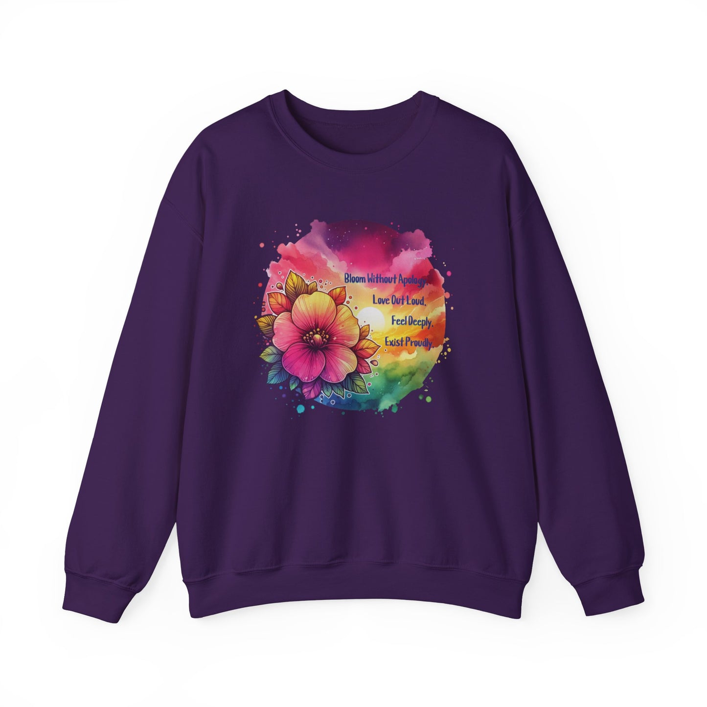 Bloom Without Apology Unisex Crewneck Sweatshirt