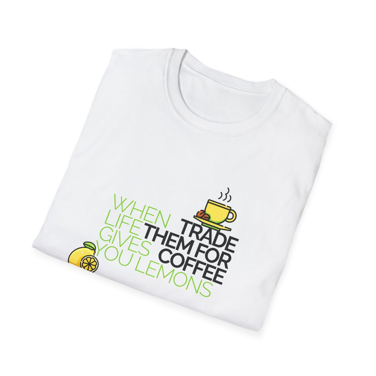 Trade Lemons for Coffee Unisex Graphic T-Shirt