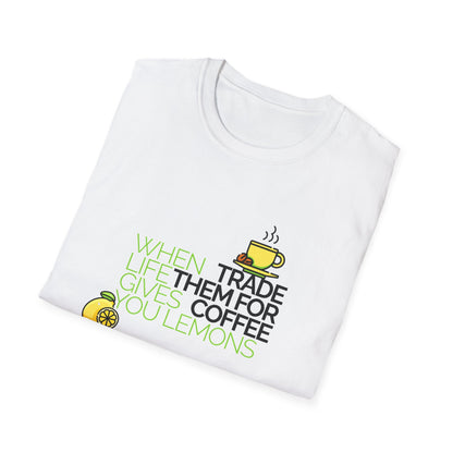 Trade Lemons for Coffee Unisex Graphic T-Shirt