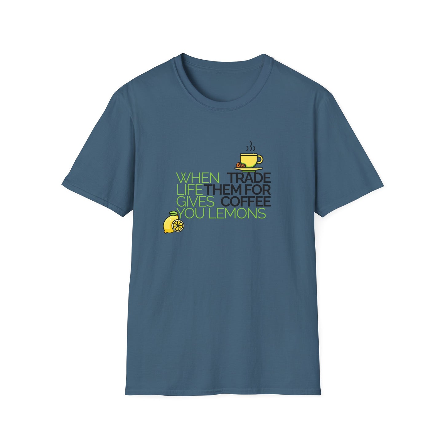 Trade Lemons for Coffee Unisex Graphic T-Shirt