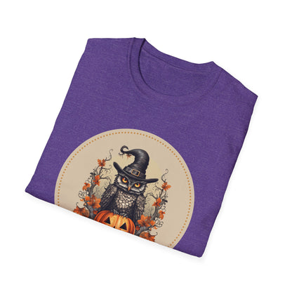 Halloween Owl Unisex Graphic T-Shirt