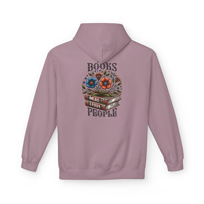 Books More Than People Unisex Hooded Sweatshirt
