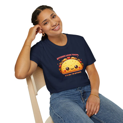 Bitches Love Tacos Unisex Graphic T-Shirt