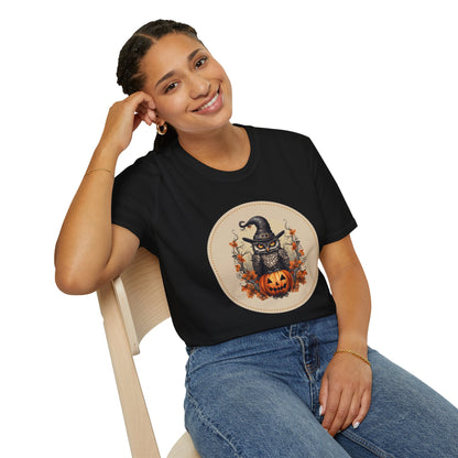 Halloween Owl Unisex Graphic T-Shirt