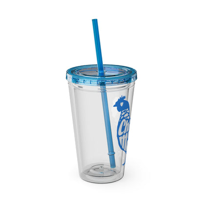Chicken Mama 16oz Insulated Tumbler with Straw