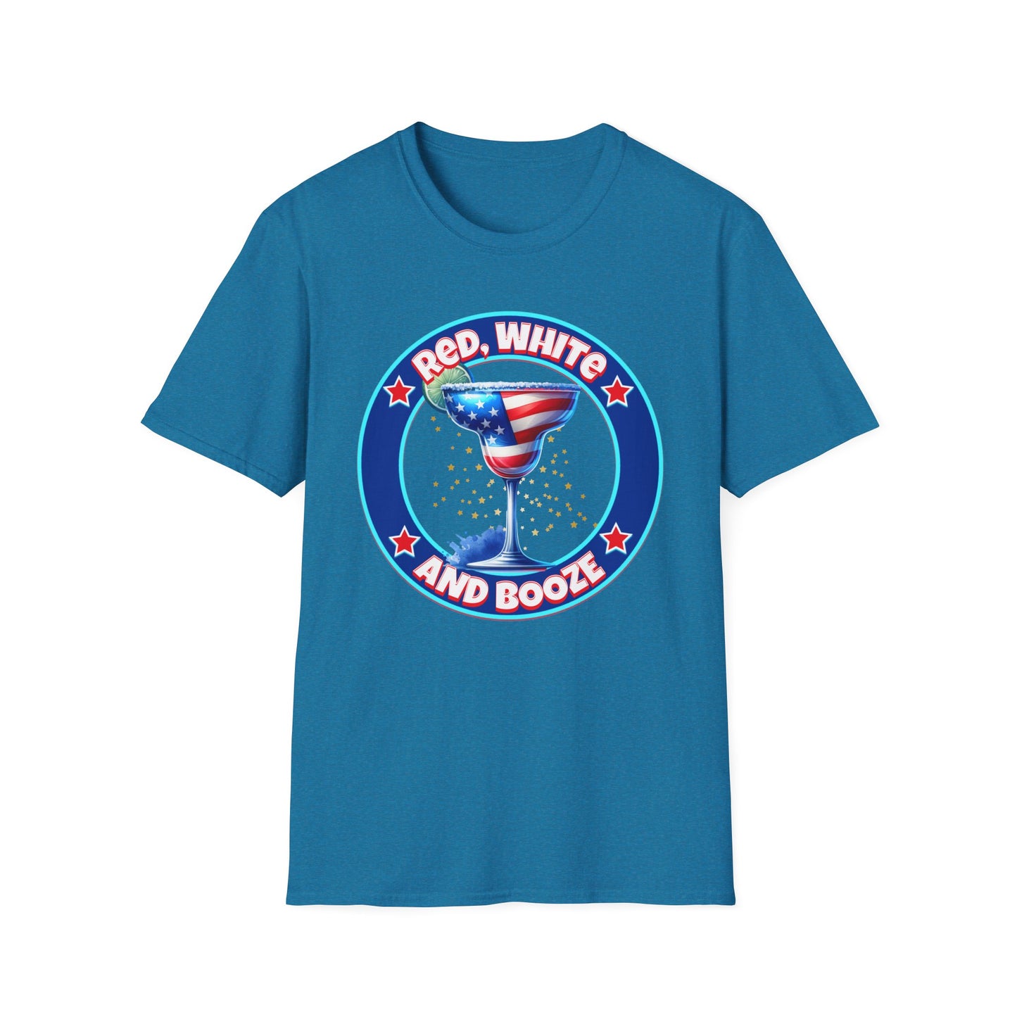 Red, White and Booze Unisex Graphic T-Shirt