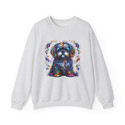 Colorful Shih Tzu Unisex Crewneck Sweatshirt