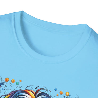 Colorful Shih Tzu Unisex Graphic T-Shirt