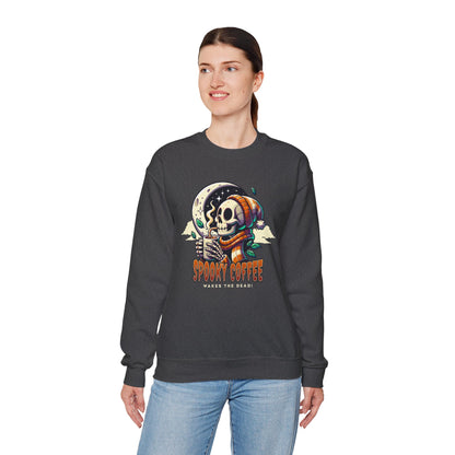 Spooky Coffee Crewneck Sweatshirt