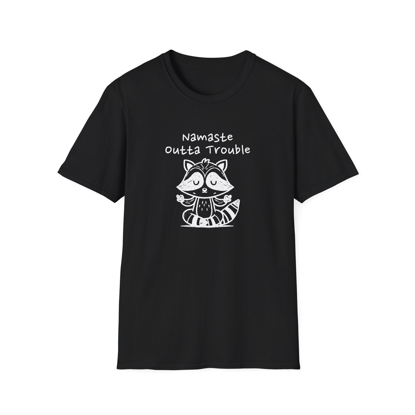 Namaste Outta Trouble Unisex Graphic T-Shirt