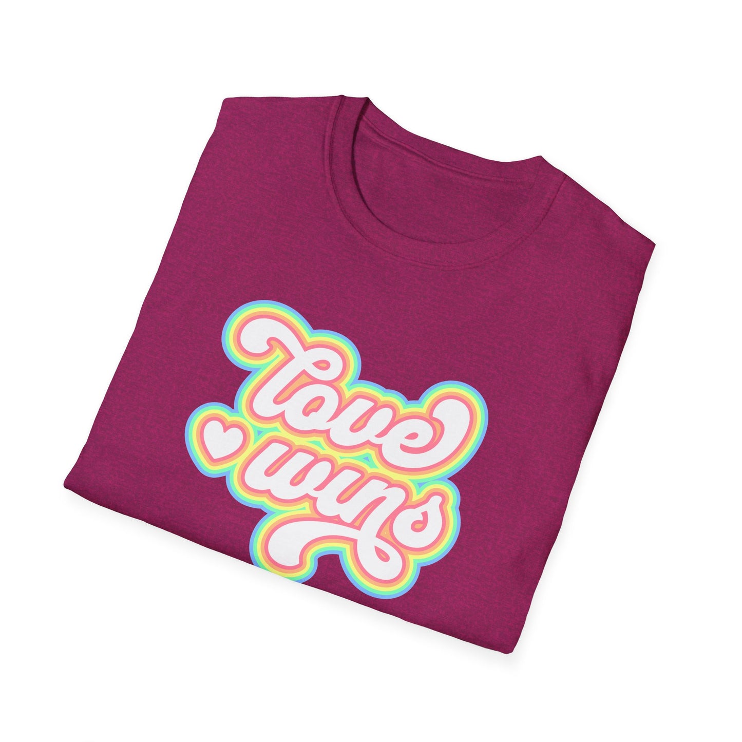 Love Wins Unisex Graphic T-Shirt
