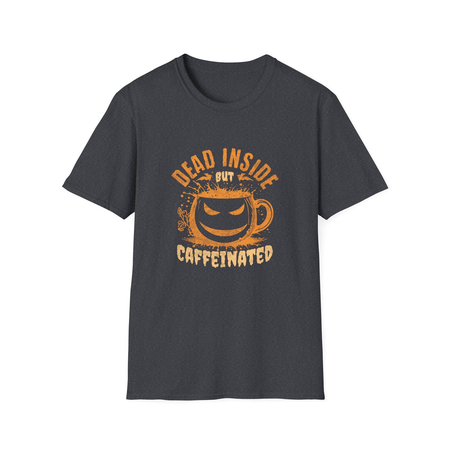 Dead Inside But Caffeinated Unisex Graphic T-Shirt