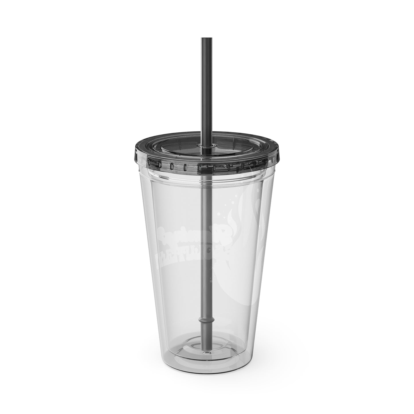 Flaming Pride 16oz Insulated Tumbler with Straw