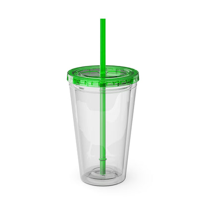 Chicken Mama 16oz Insulated Tumbler with Straw
