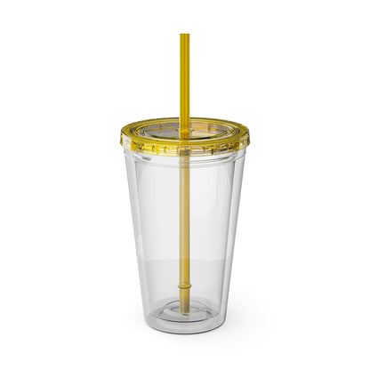 Live for the Sunshine 16oz Insulated Tumbler with Straw