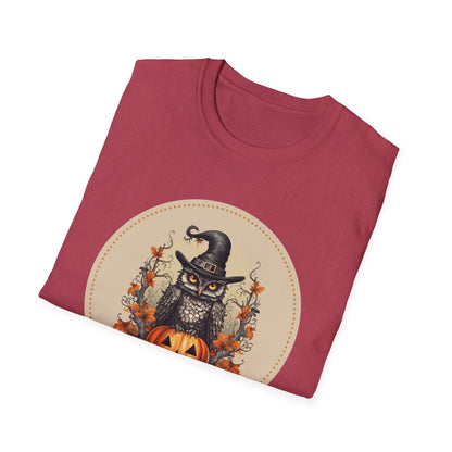 Halloween Owl Unisex Graphic T-Shirt