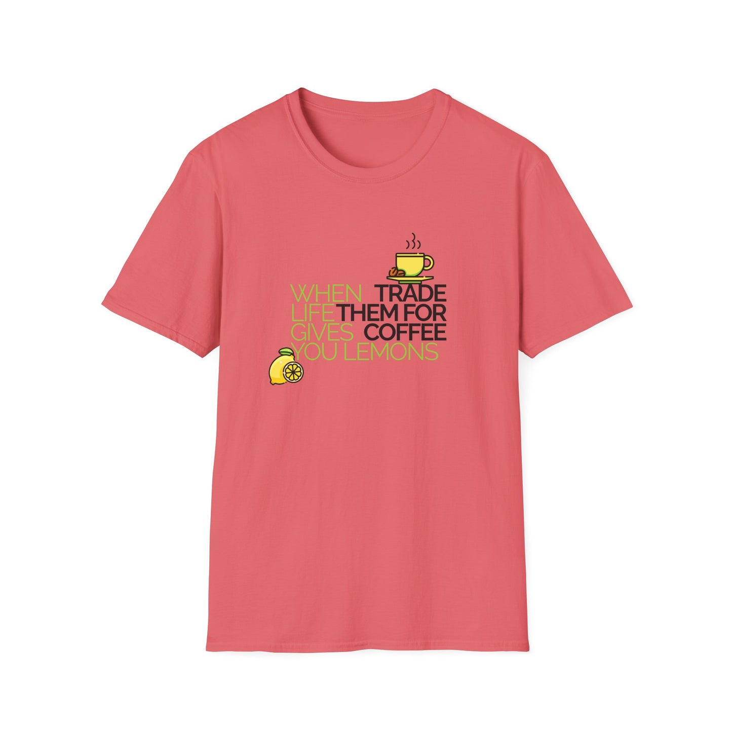 Trade Lemons for Coffee Unisex Graphic T-Shirt