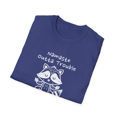 Namaste Outta Trouble Unisex Graphic T-Shirt