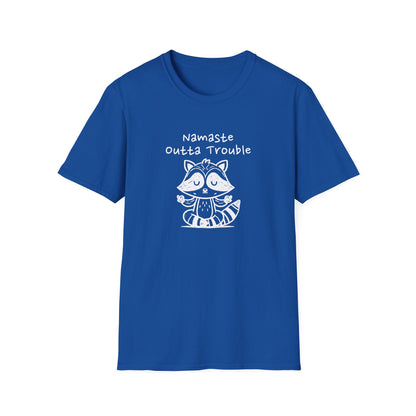 Namaste Outta Trouble Unisex Graphic T-Shirt