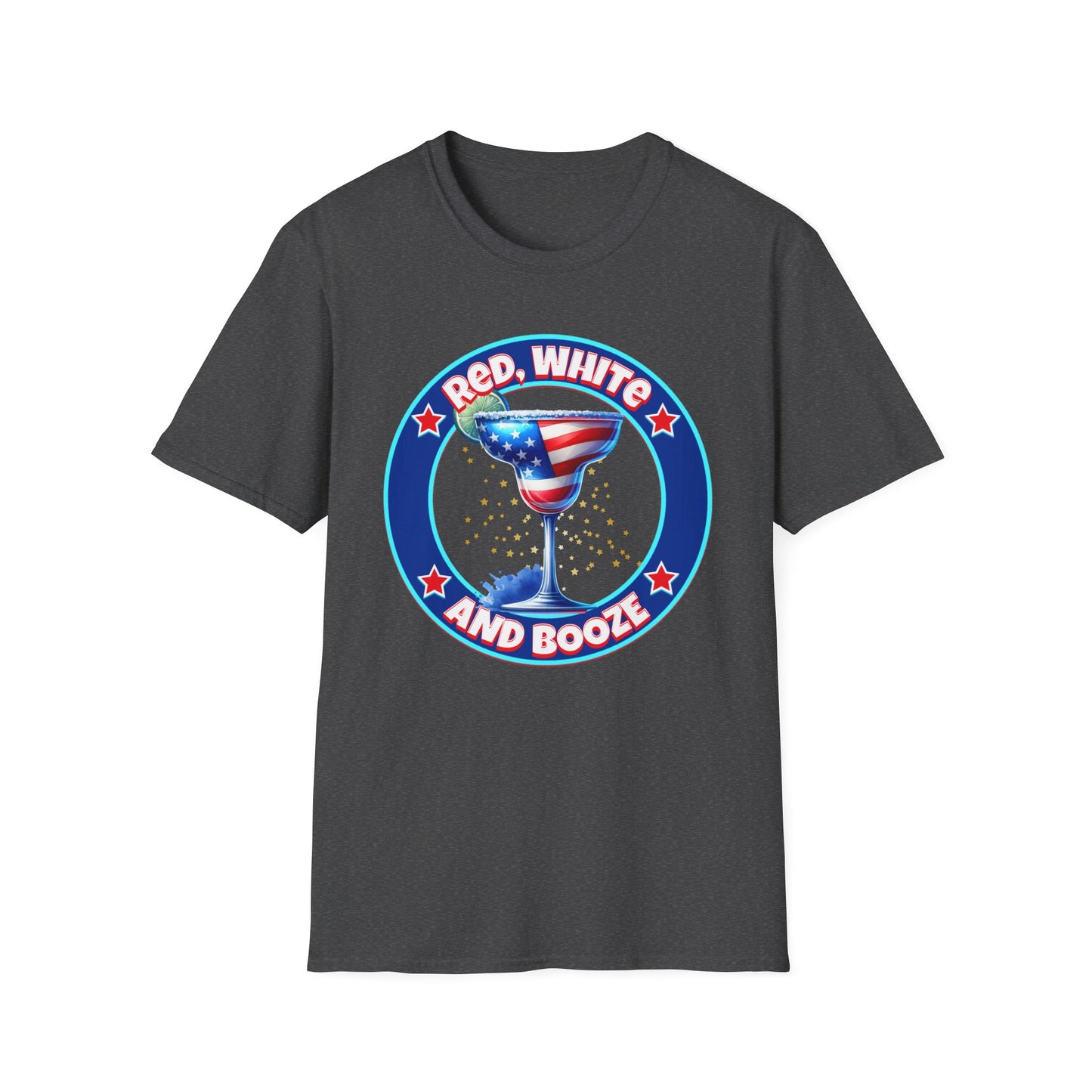 Red, White and Booze Unisex Graphic T-Shirt
