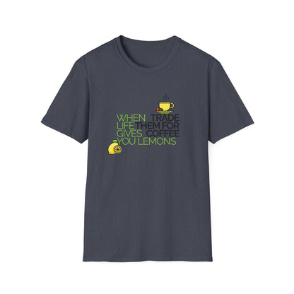 Trade Lemons for Coffee Unisex Graphic T-Shirt