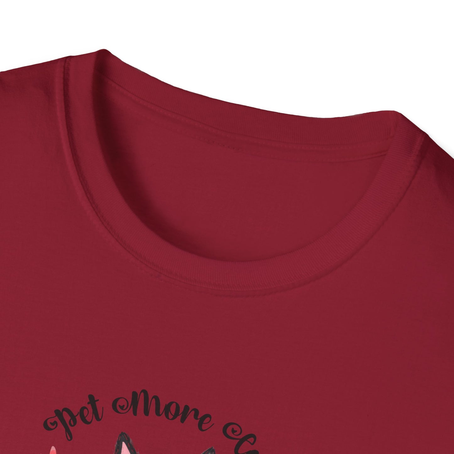 Pet More Cats Give Less F*cks Unisex T-Shirt