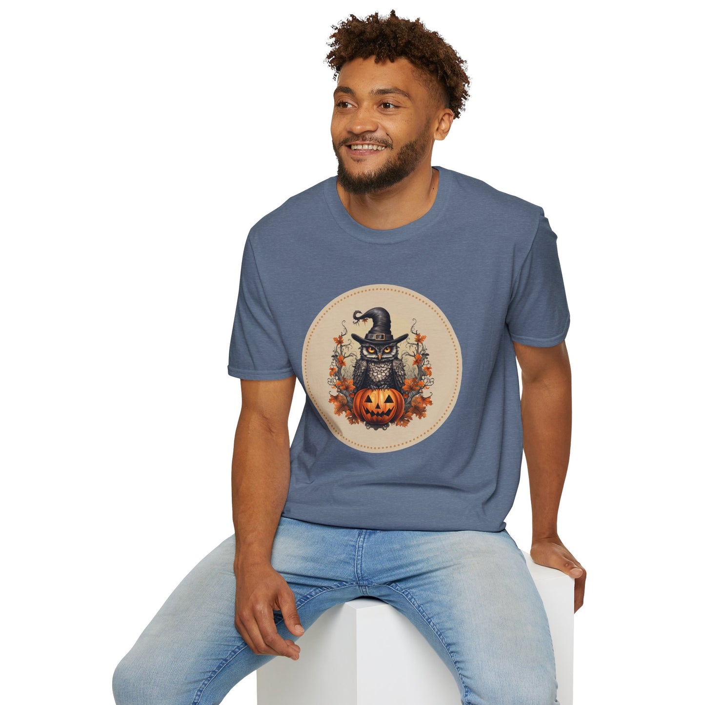 Halloween Owl Unisex Graphic T-Shirt
