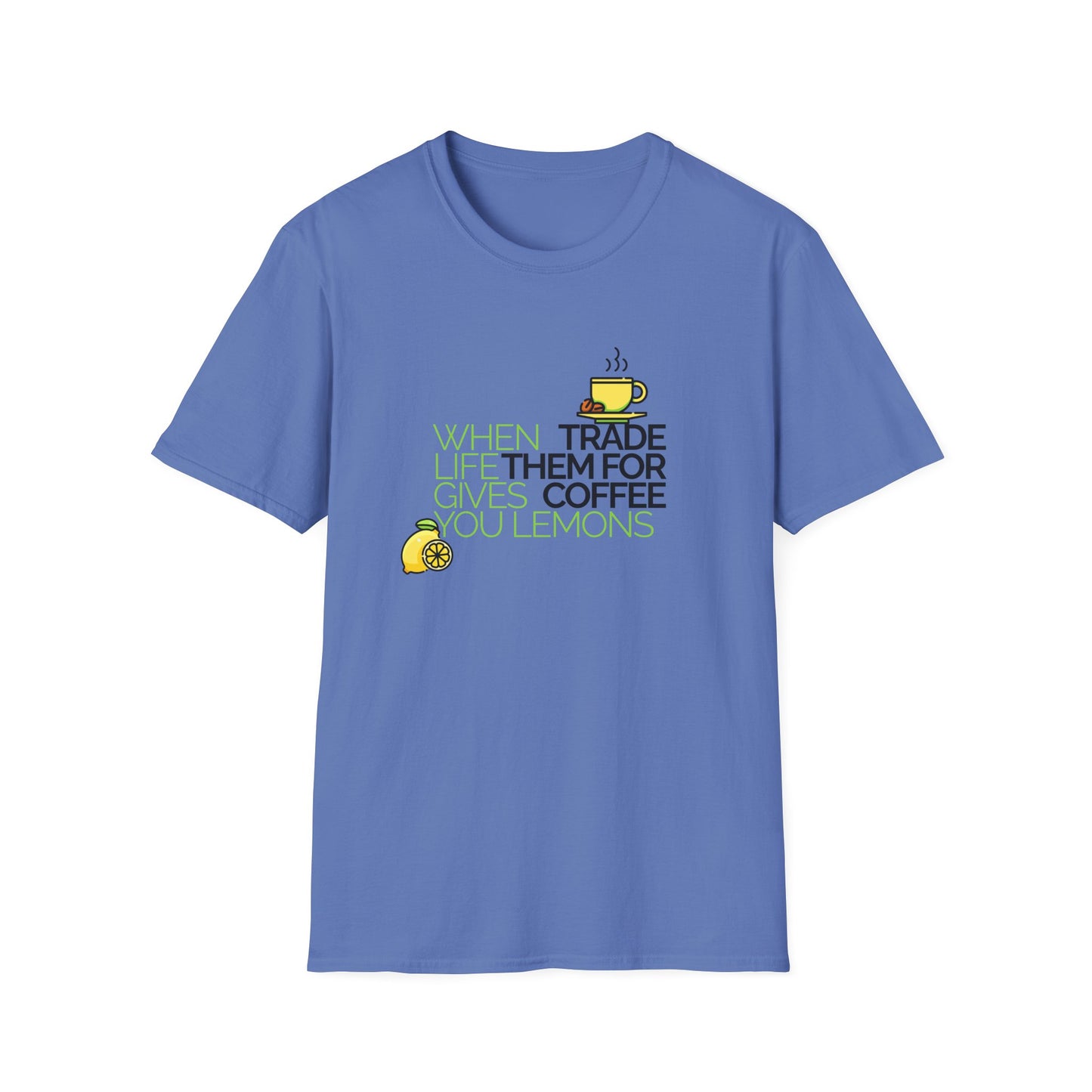 Trade Lemons for Coffee Unisex Graphic T-Shirt