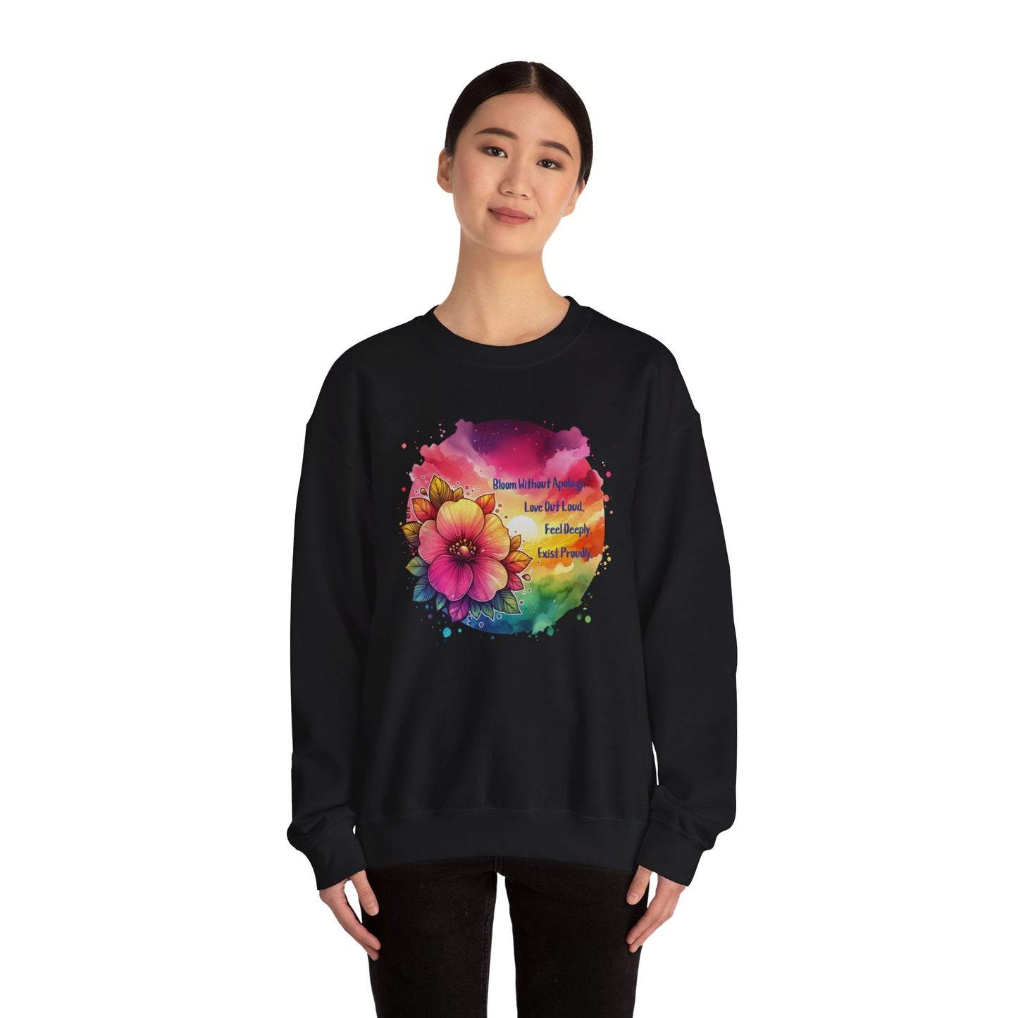 Bloom Without Apology Unisex Crewneck Sweatshirt