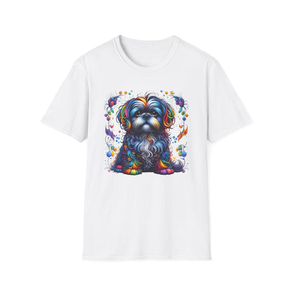 Colorful Shih Tzu Unisex Graphic T-Shirt
