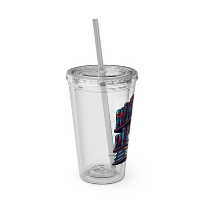 No Shelf Control 16oz Insulated Tumbler with Straw