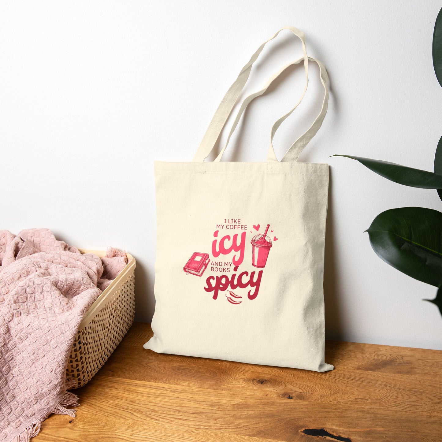 Icy & Spicy Cotton Canvas Tote Bag
