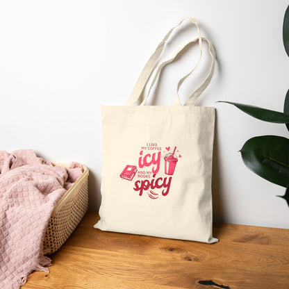 Icy & Spicy Cotton Canvas Tote Bag