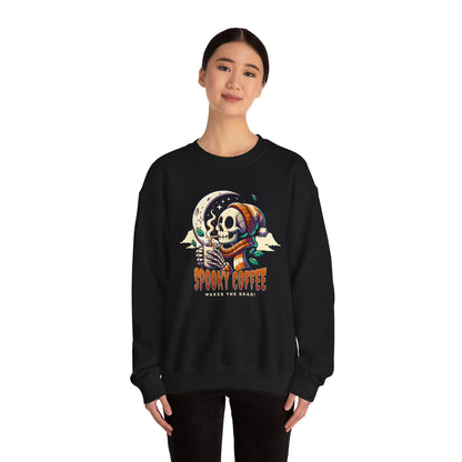 Spooky Coffee Crewneck Sweatshirt
