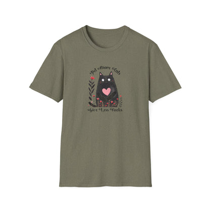 Pet More Cats Give Less F*cks Unisex T-Shirt