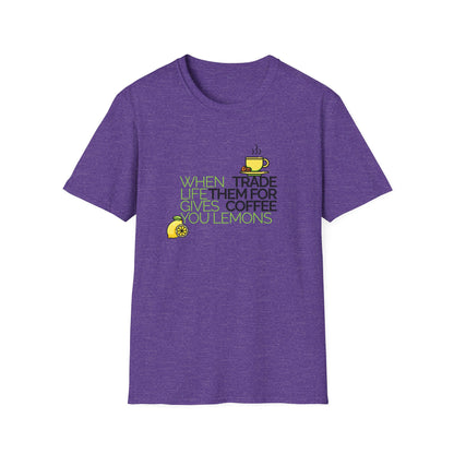 Trade Lemons for Coffee Unisex Graphic T-Shirt