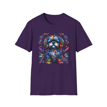 Colorful Shih Tzu Unisex Graphic T-Shirt