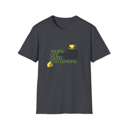 Trade Lemons for Coffee Unisex Graphic T-Shirt