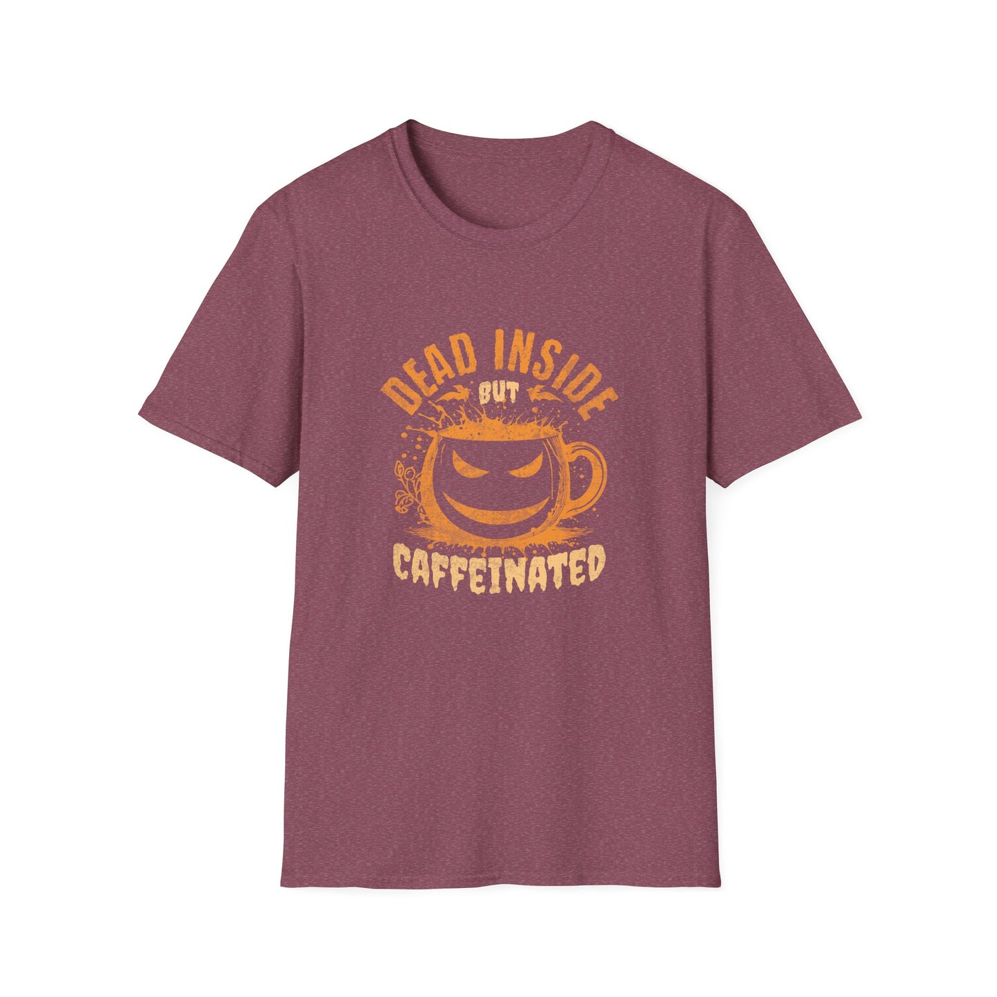 Dead Inside But Caffeinated Unisex Graphic T-Shirt