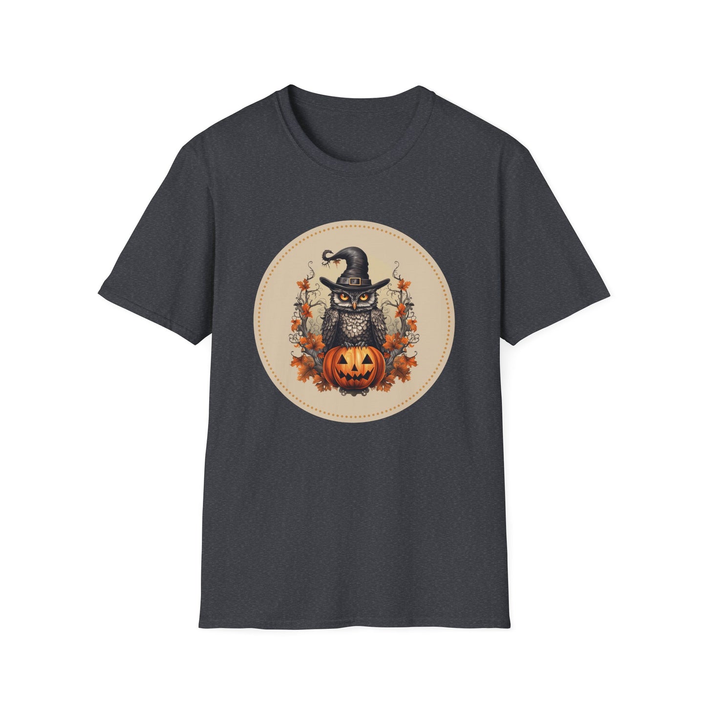 Halloween Owl Unisex Graphic T-Shirt