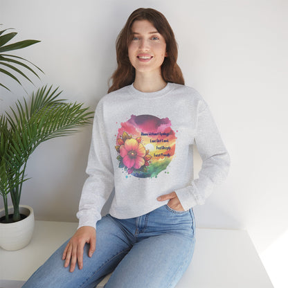 Bloom Without Apology Unisex Crewneck Sweatshirt