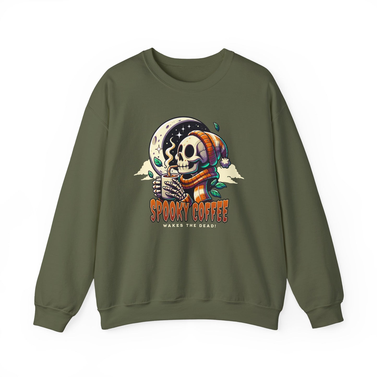 Spooky Coffee Crewneck Sweatshirt