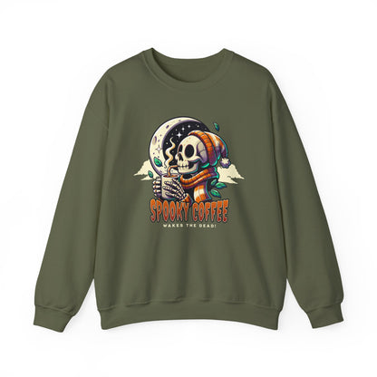 Spooky Coffee Crewneck Sweatshirt