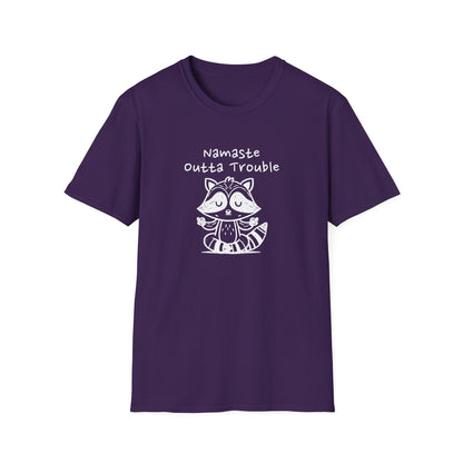 Namaste Outta Trouble Unisex Graphic T-Shirt