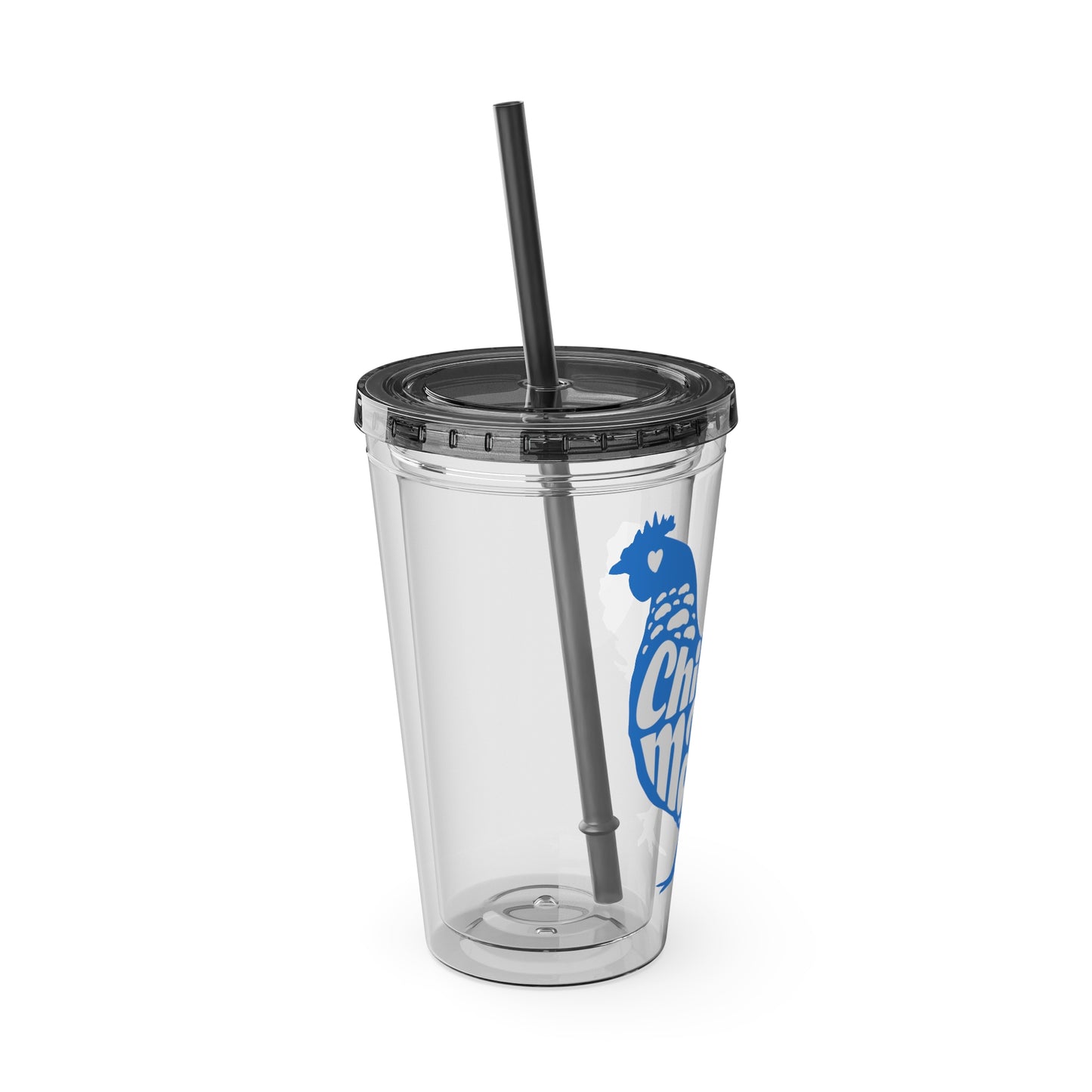 Chicken Mama 16oz Insulated Tumbler with Straw