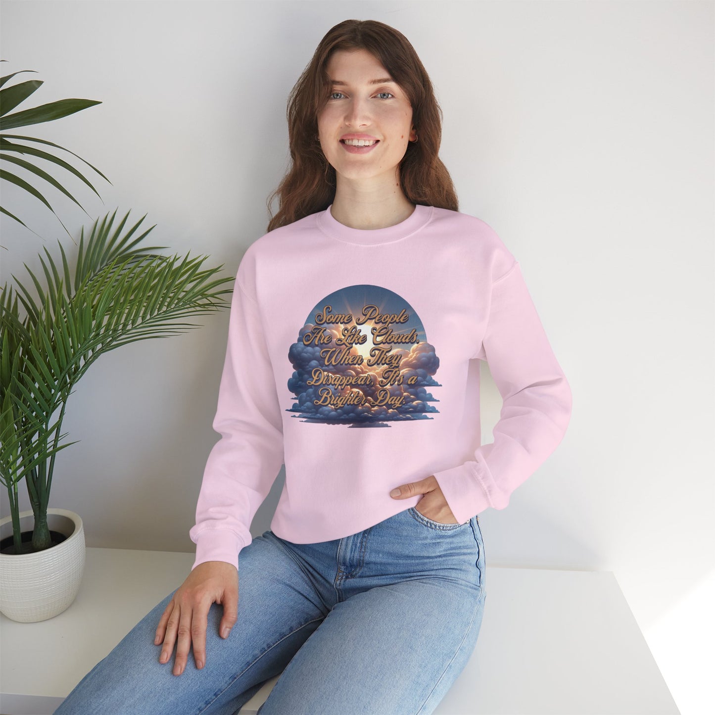 Cloudy People Unisex Crewneck Sweatshirt