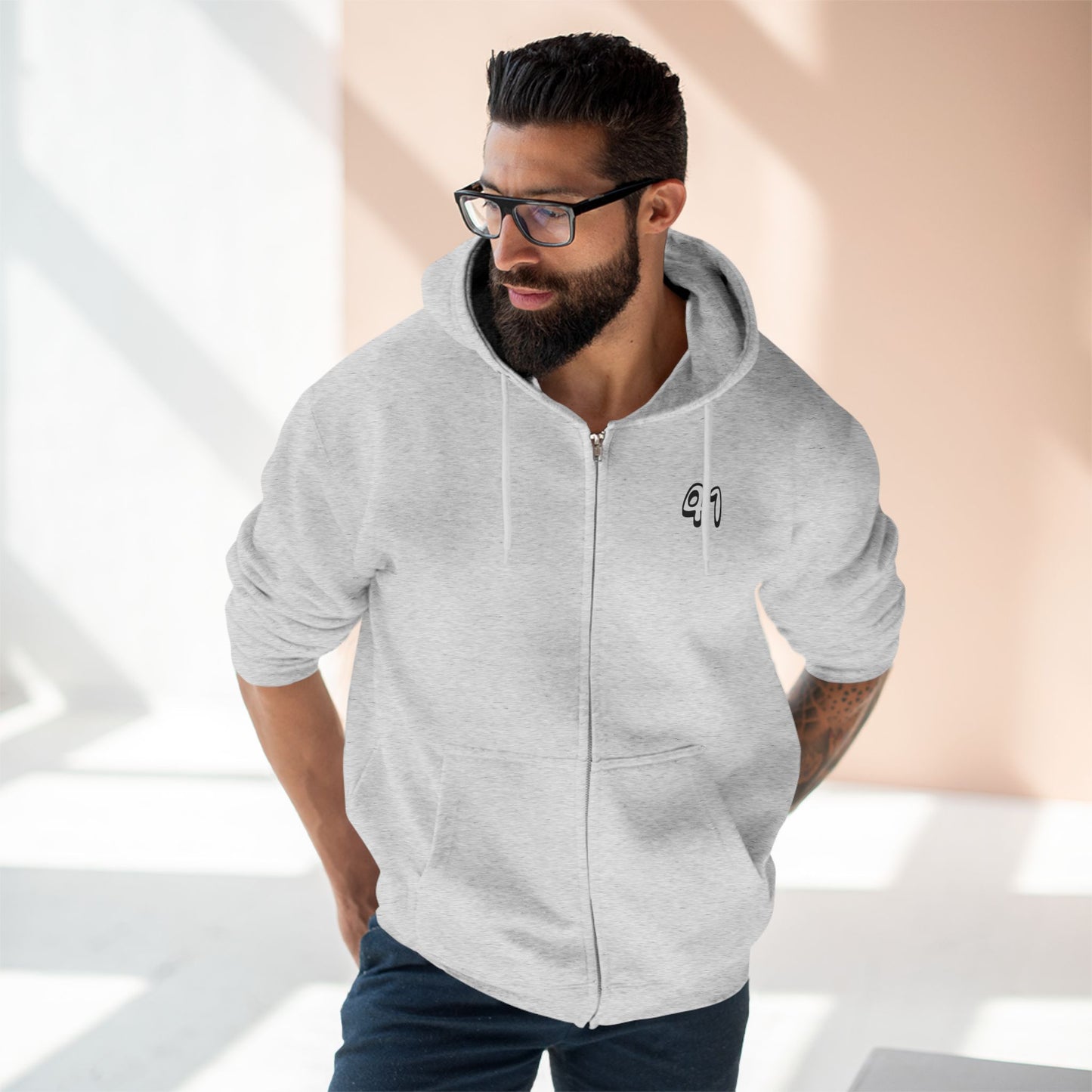 41 / 67 Meme Unisex Zip Hoodie