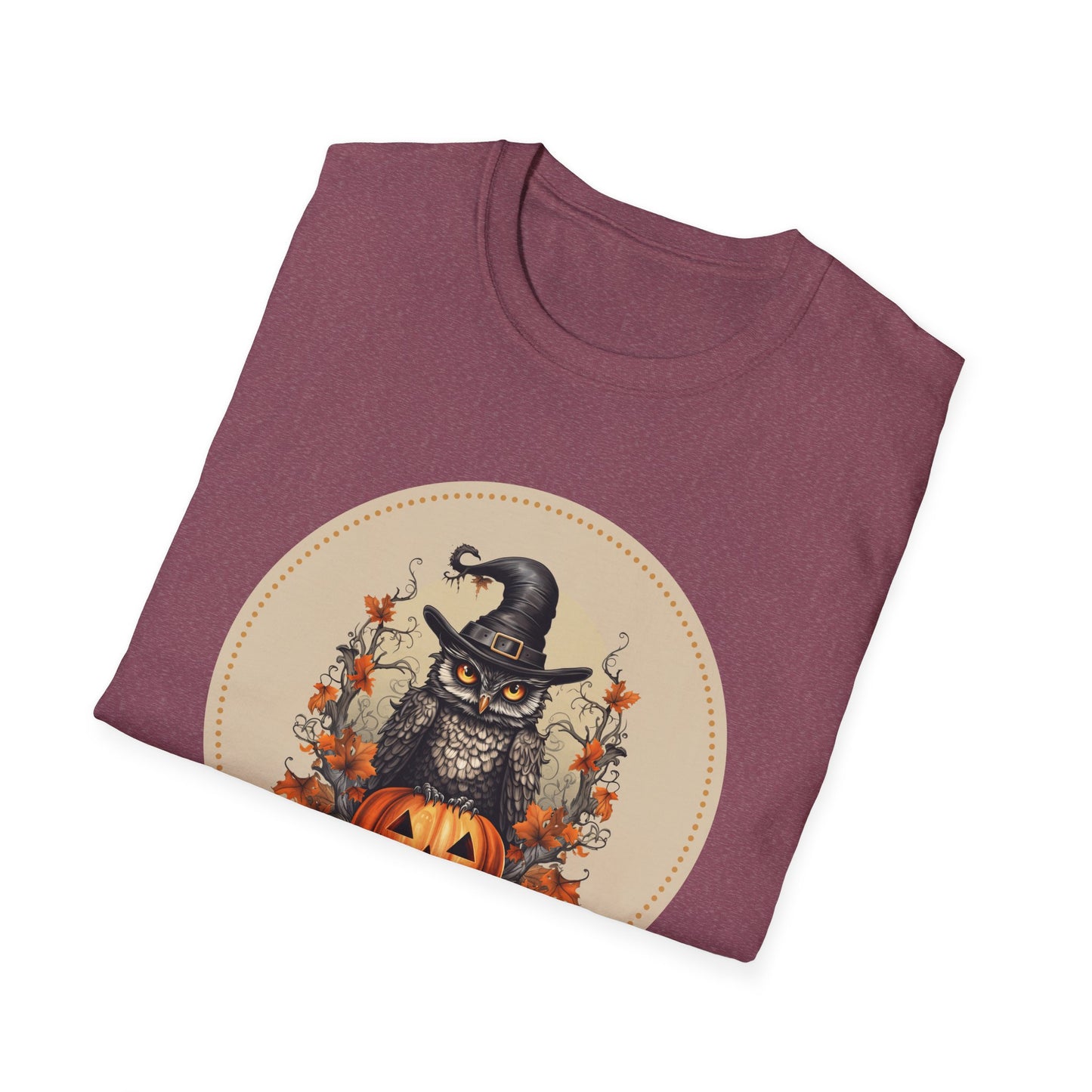 Halloween Owl Unisex Graphic T-Shirt