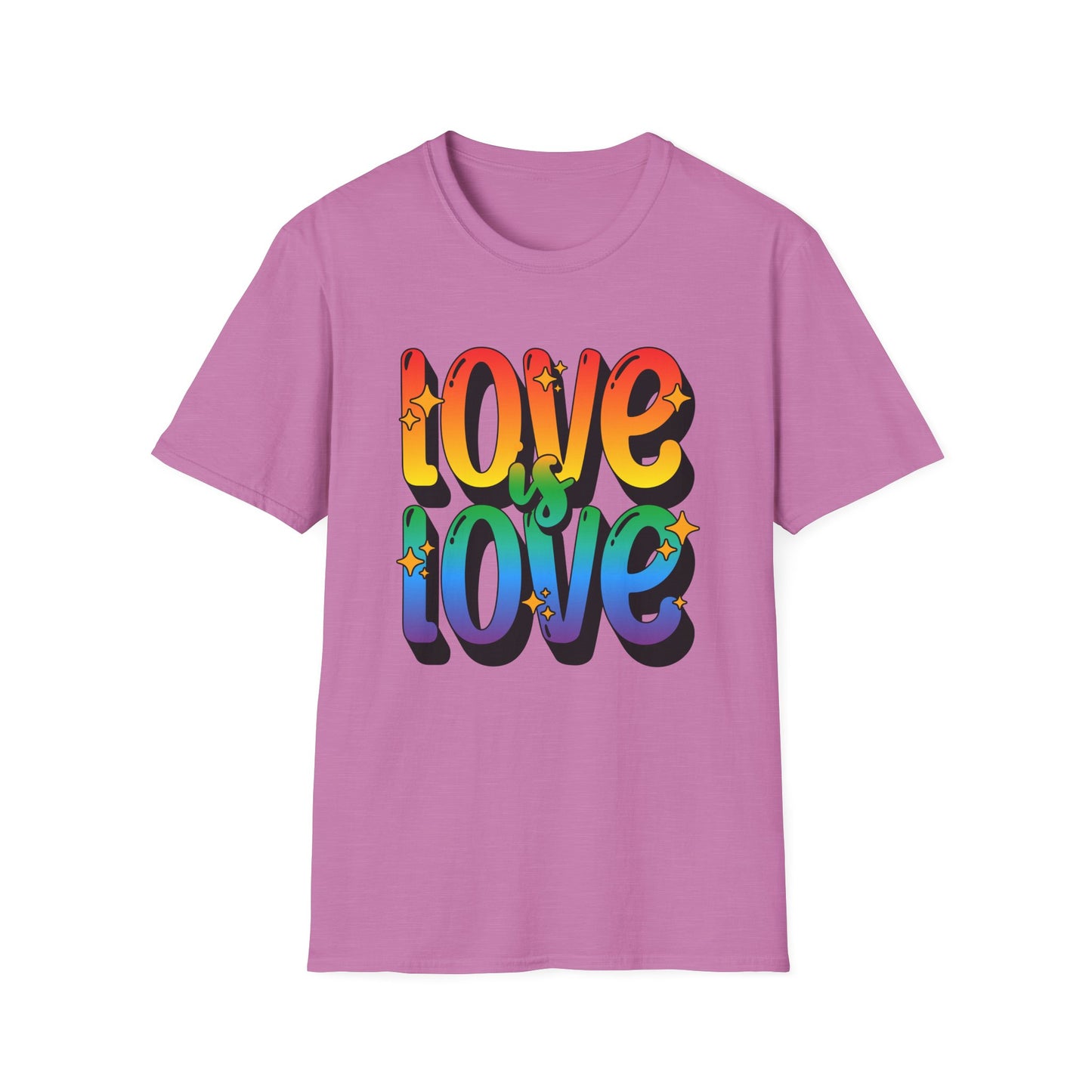 Love is Love Rainbow Unisex Graphic T-Shirt