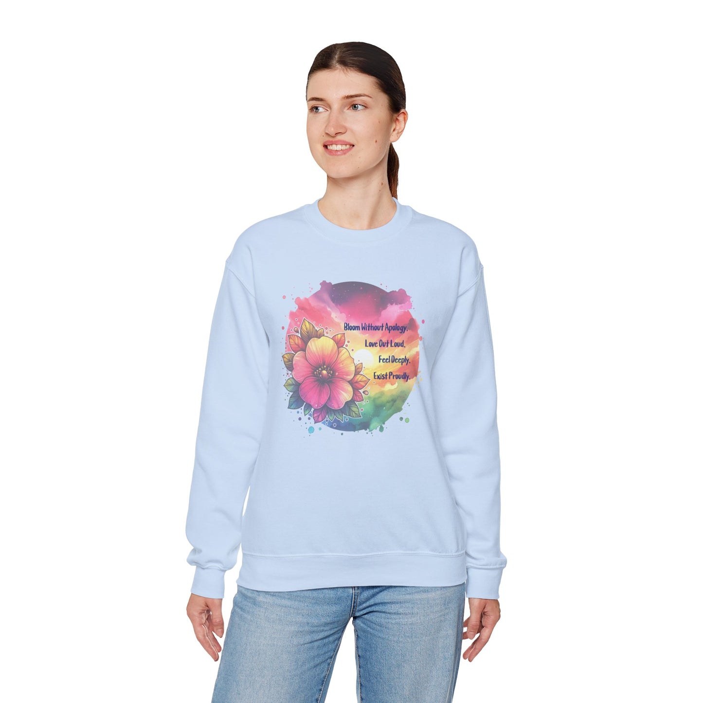 Bloom Without Apology Unisex Crewneck Sweatshirt